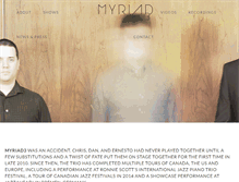 Tablet Screenshot of myriad3.com